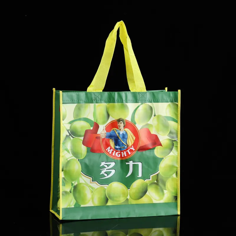 Thick Laminated Non-woven Tote Bag for Convenience Stores