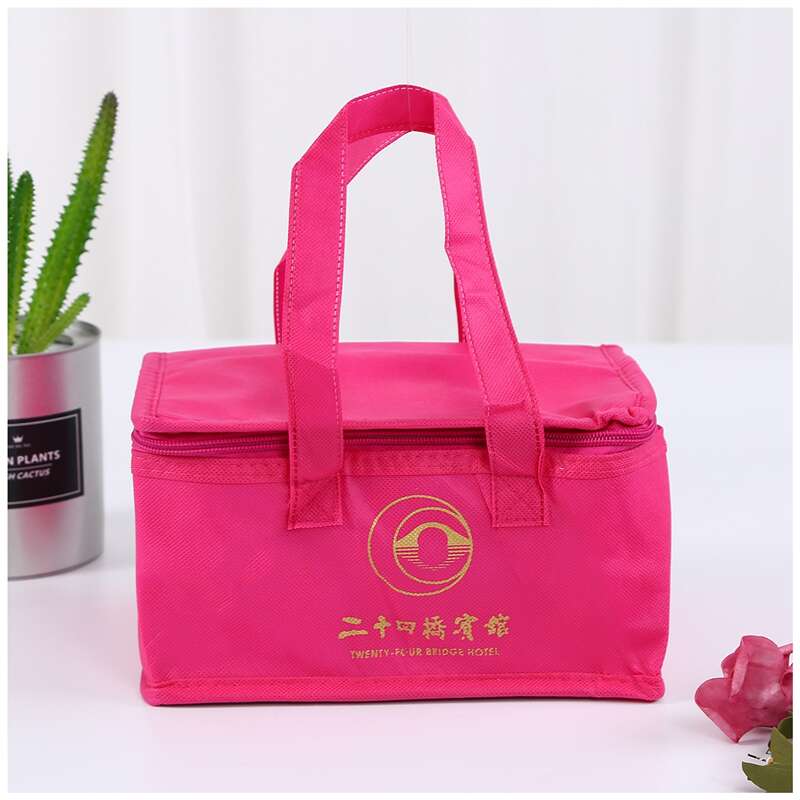 Aluminum foil insulated bag Non woven tote cooler bag Custom