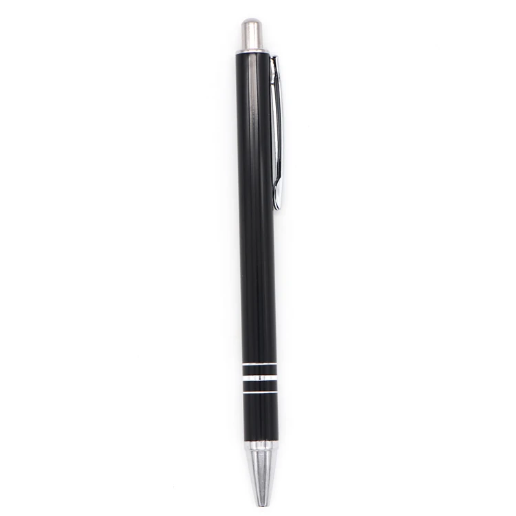 Custom business gift pen Black metal pen wholesale