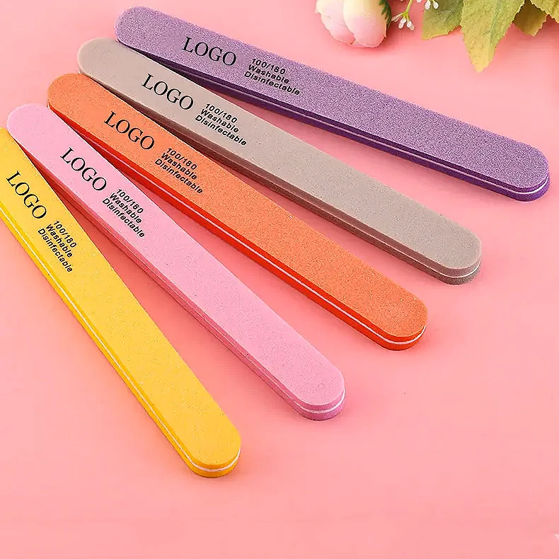Custom nail file promotional items with logo for beauty salon