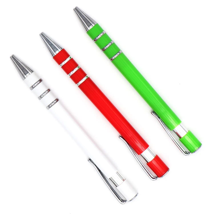 Plastic ballpoint pens advertising promotional items bulk for training institution