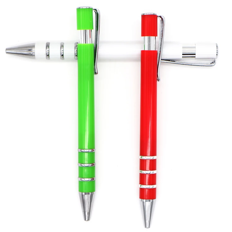Plastic ballpoint pens advertising promotional items bulk for training institution