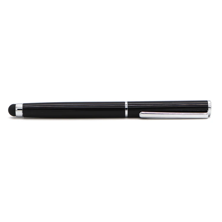 2 in1 Capactive Touch Screen Ballpoint Writing Pen Sensitive Stylus Tip