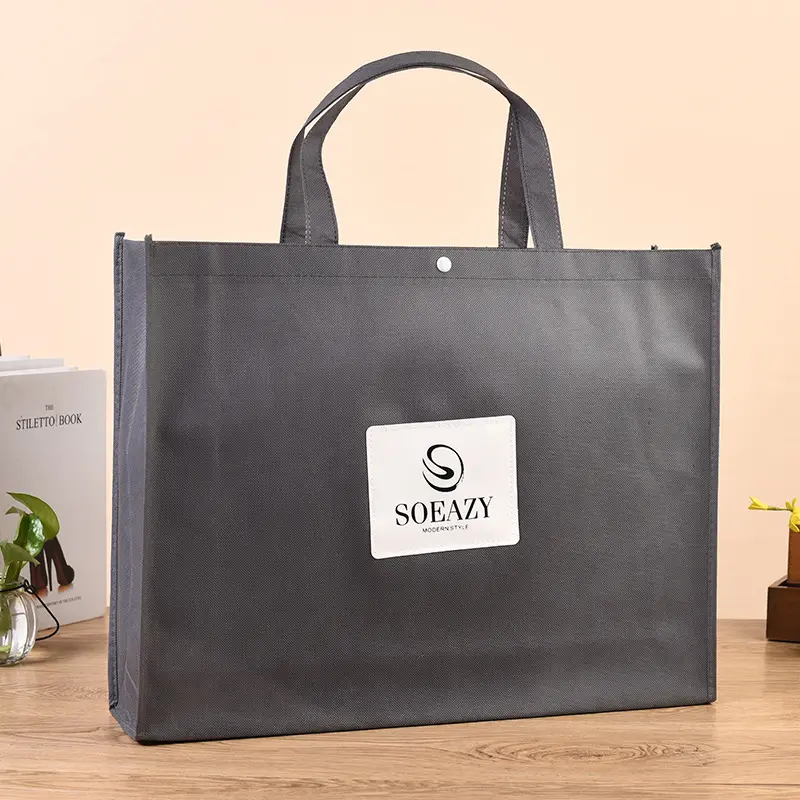 Thickened Eco-friendly Non-woven clothing store gift shop promotional tote bag
