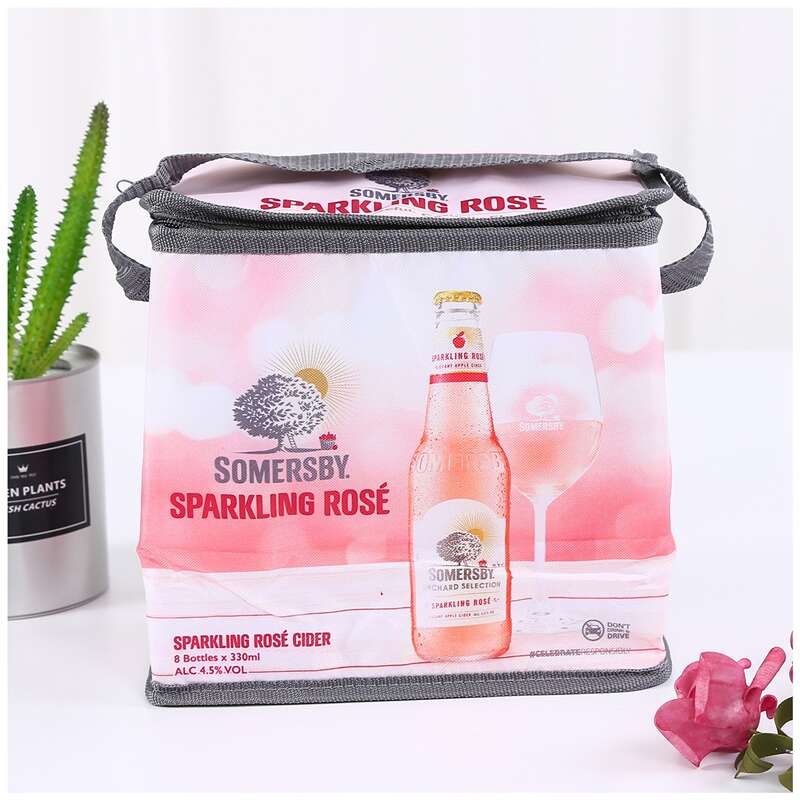 Customized waterproof aluminum foil pearl cotton non-woven cooler bag