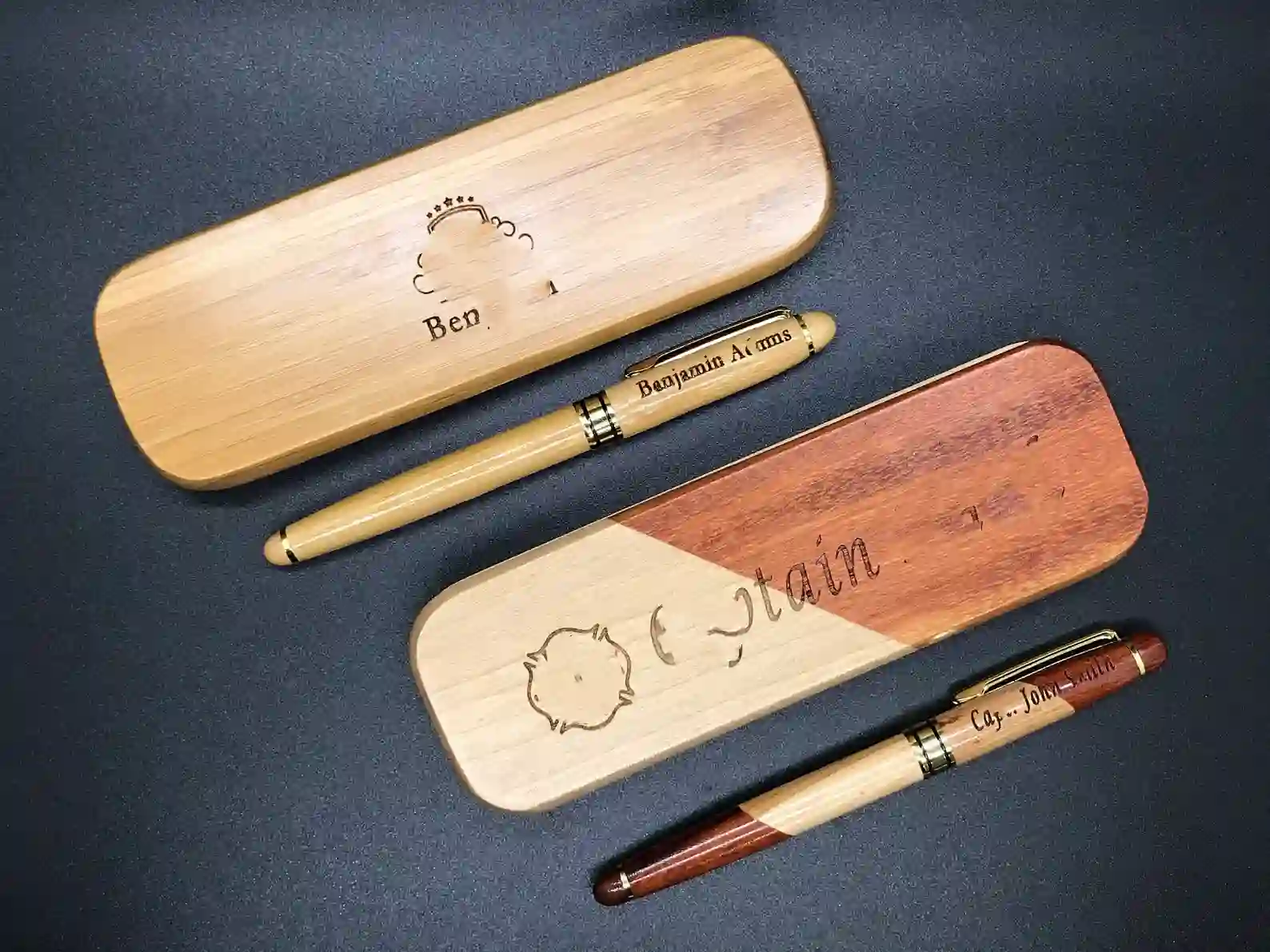 Wood Pen Set Promotional Items for Financial Firms